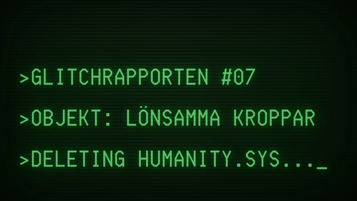 GLITCHRAPPORTEN #7: "Den goda invandraren"